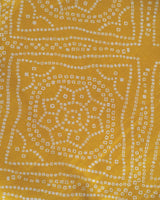 Turmeric Yellow Designer Pure Viscose Traditional Print Saree With Weaved Zari Lining-Embroidery Work And Tassel