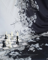 Vishal Prints Black And White Fancy Satin Digital Print Saree With Diamond Work And Cut Work Border