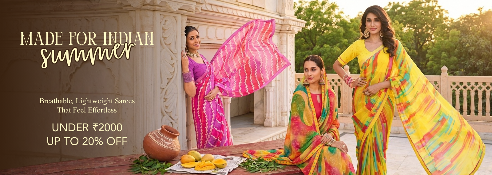 Summer Sarees Under ₹2000