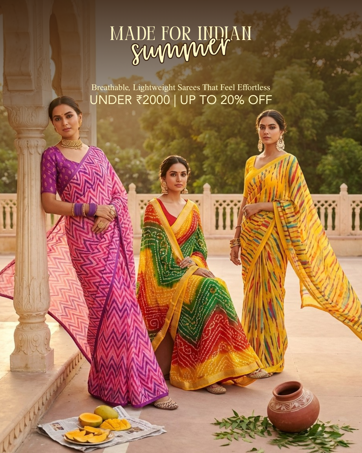 Summer Sarees Under ₹2000