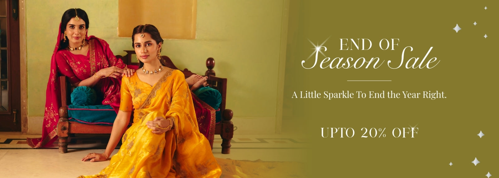 Embroidered Sarees Under ₹5,000 —End of Season Sale