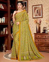 Vishal Prints Multi Digital Print Criva Crepe Saree