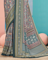 Vishal Prints Multi Digital Print Criva Crepe Saree
