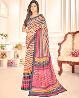 Vishal Prints Multi Printed Georgette Saree