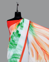 Vishal Prints Independence Day Special Digital Print Saree