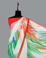 Vishal Prints Independence Day Special Digital Print Saree