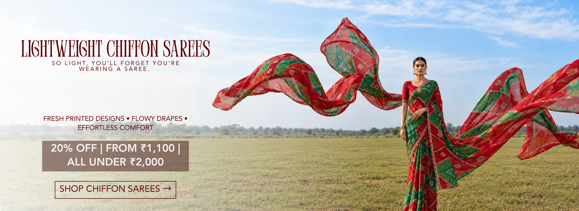 Chiffon Saree